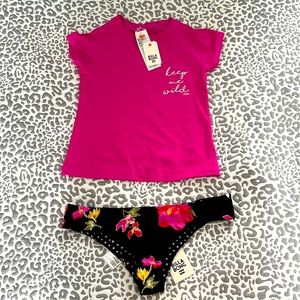 NWT billabong swim rash guard tee top